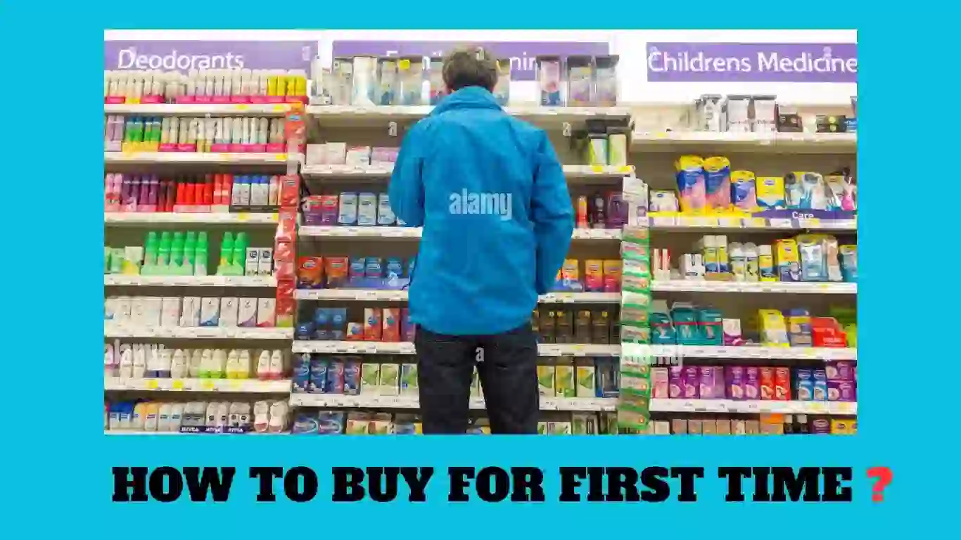 Person buying condoms at store